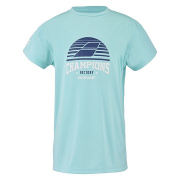 Babolat Exercise Graphic Tee Boy Angel Blue / Heather